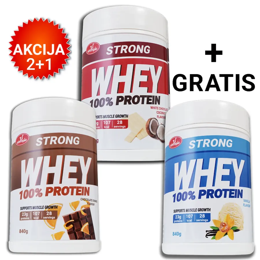 Strong Whey CBCKV Akcija